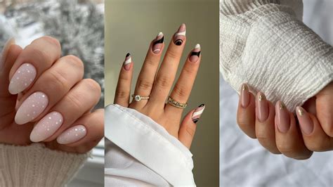 Uñas almendradas nude: 6 ideas minimalistas 